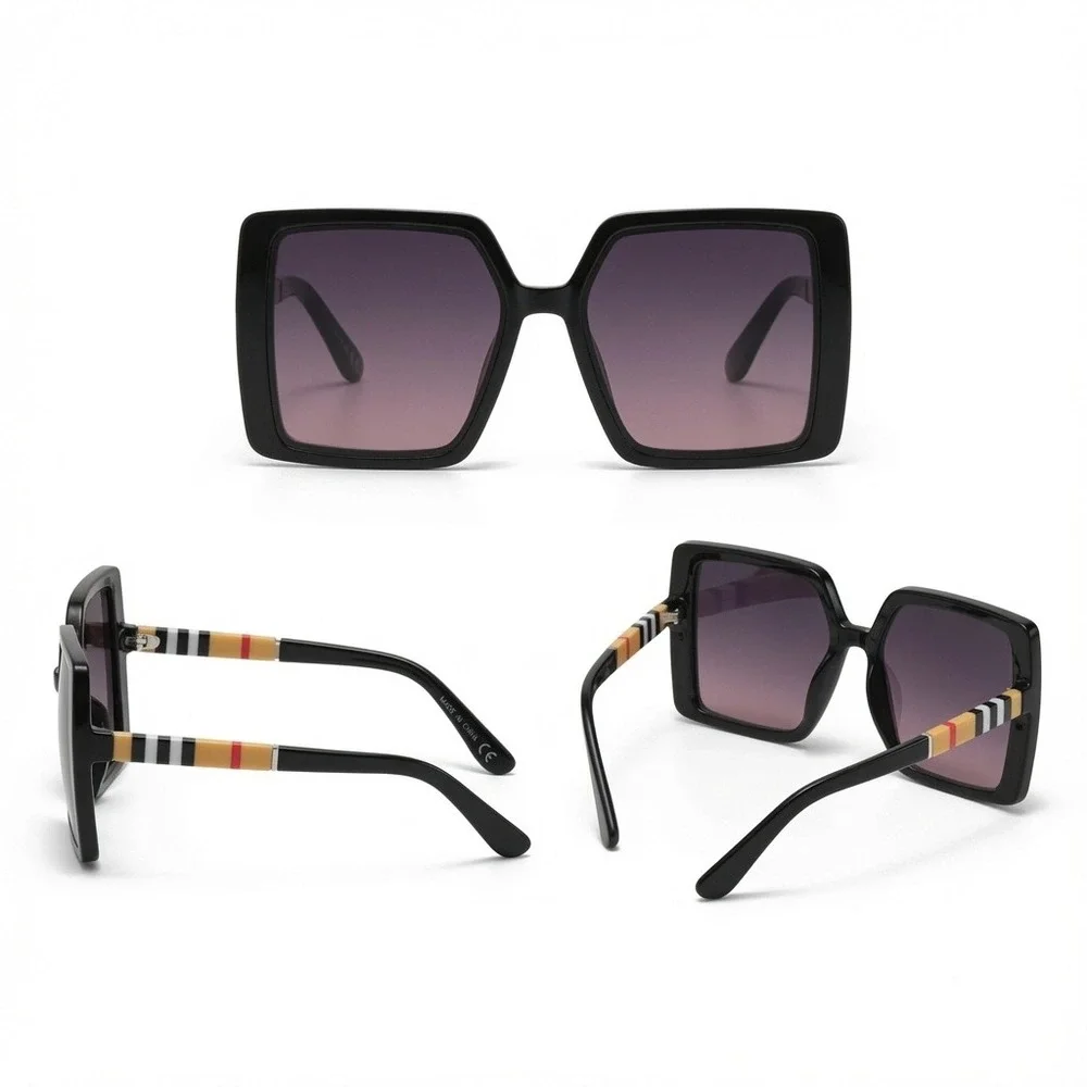 Women Sunglasses Blocky Sun Exhibiting Sombre Visors Lightweight Comfortable New
